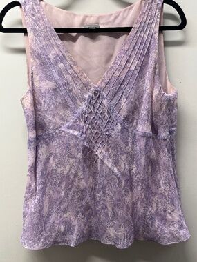 Ann Taylor Purple silk camisole